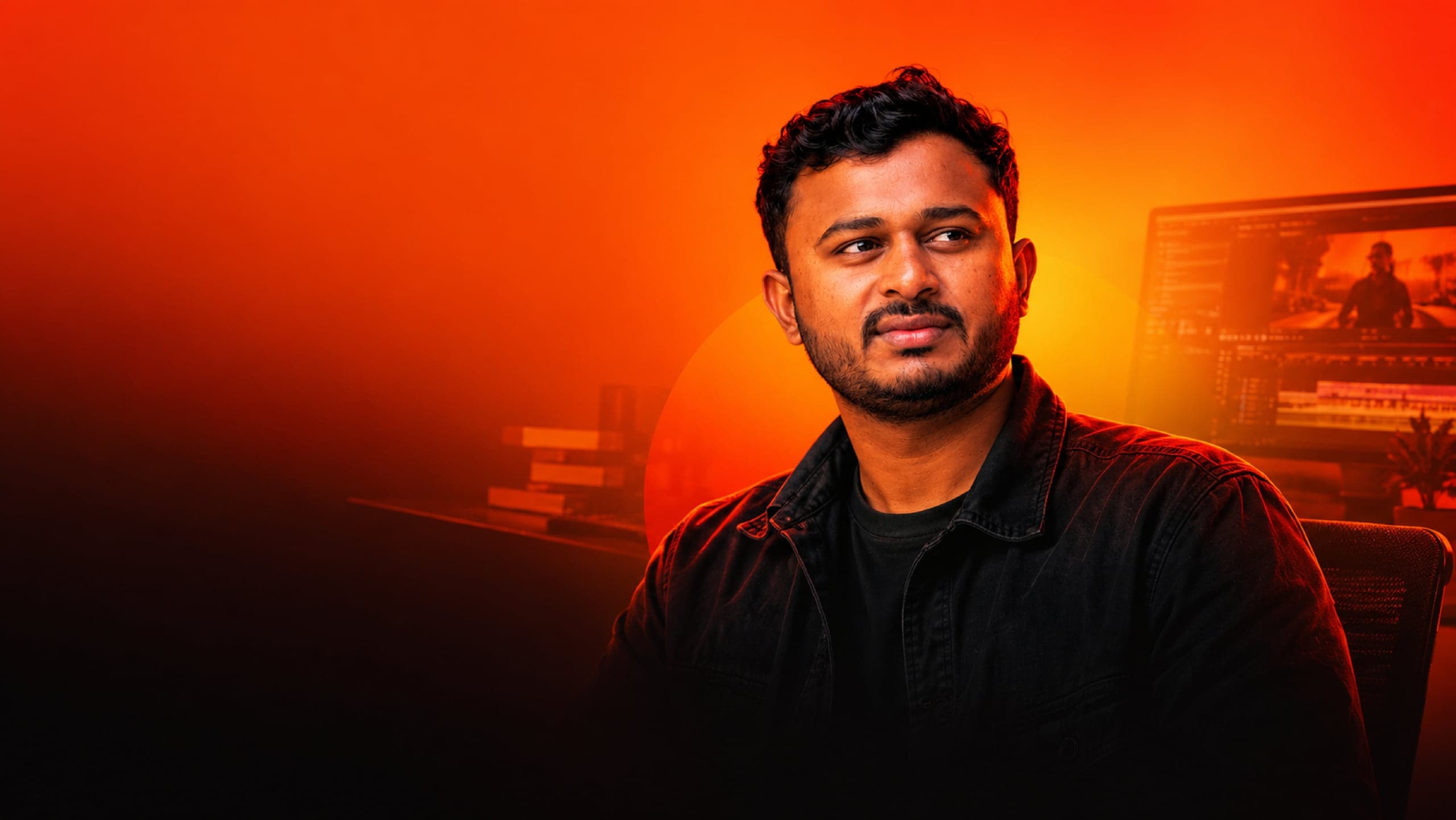 Sagar Walke at his editing desk